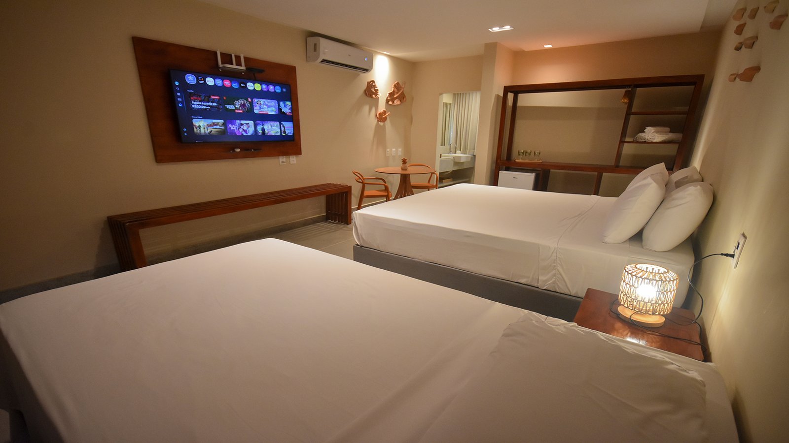 Suíte Confort com Hidromassagem na Pousada Humaitá, Japaratinga – Alagoas